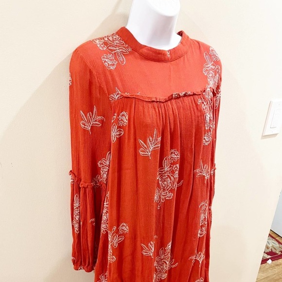 Lulus No One Quite Like You Shift Dress Orange M - Picture 4 of 13